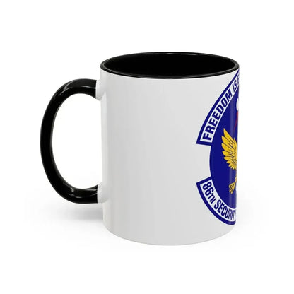 86 Security Forces Squadron USAFE (U.S. Air Force) Accent Coffee Mug - Go Mug Yourself