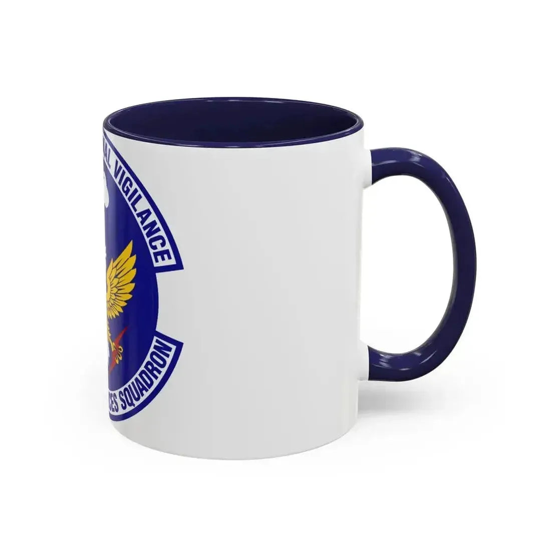86 Security Forces Squadron USAFE (U.S. Air Force) Accent Coffee Mug - Go Mug Yourself