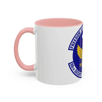 86 Security Forces Squadron USAFE (U.S. Air Force) Accent Coffee Mug - Go Mug Yourself