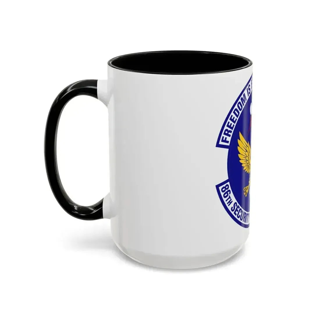 86 Security Forces Squadron USAFE (U.S. Air Force) Accent Coffee Mug - Go Mug Yourself