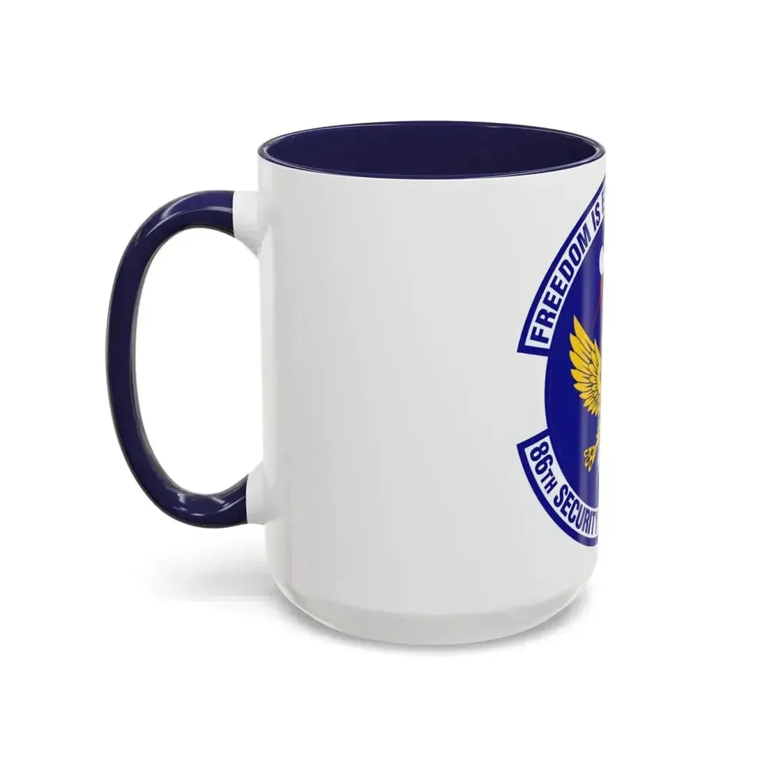 86 Security Forces Squadron USAFE (U.S. Air Force) Accent Coffee Mug - Go Mug Yourself