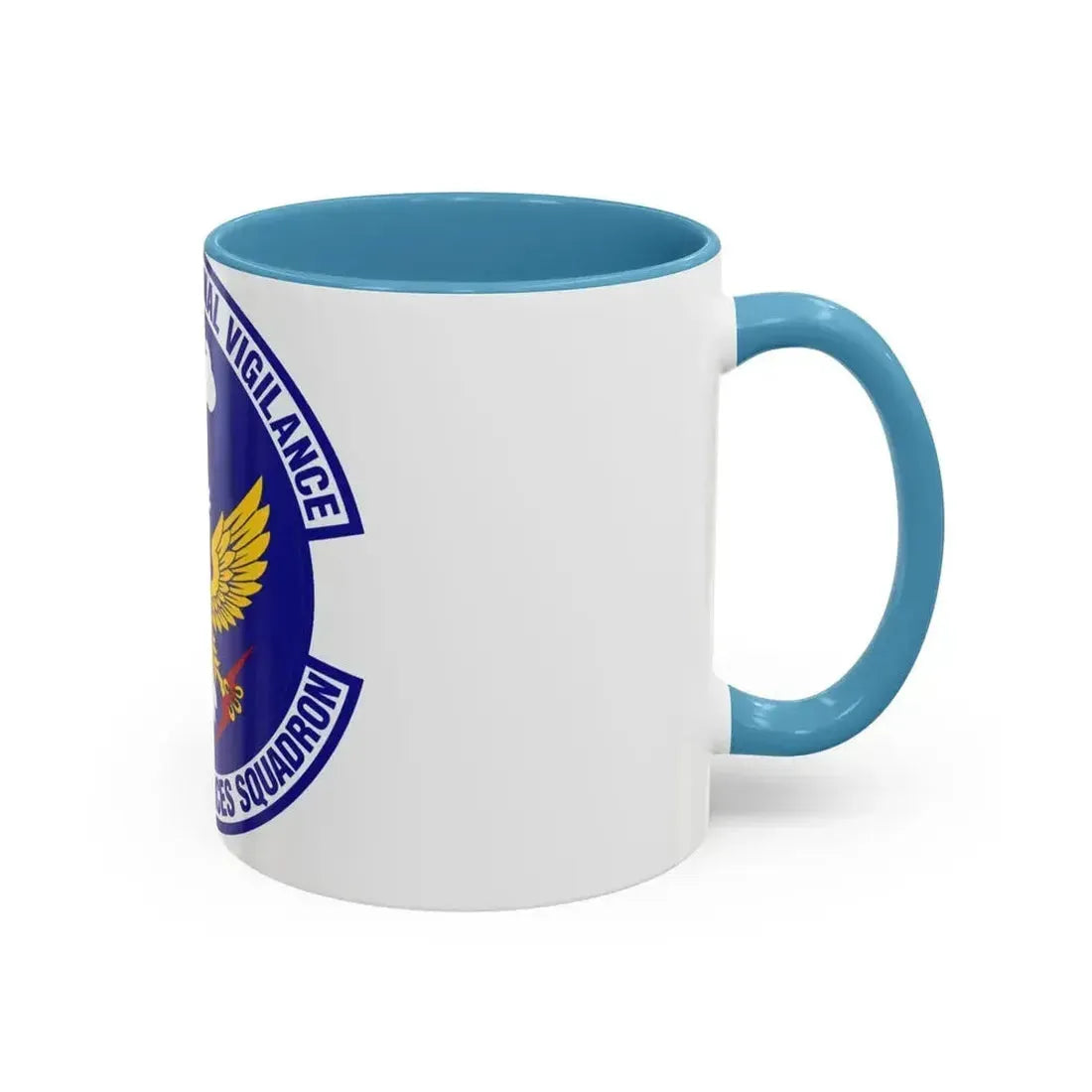 86 Security Forces Squadron USAFE (U.S. Air Force) Accent Coffee Mug - Go Mug Yourself