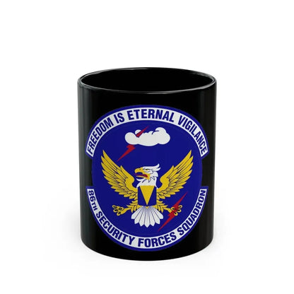 86 Security Forces Squadron USAFE (U.S. Air Force) Black Coffee Mug 11oz - Go Mug Yourself