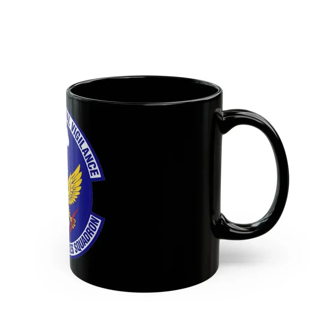 86 Security Forces Squadron USAFE (U.S. Air Force) Black Coffee Mug - Go Mug Yourself