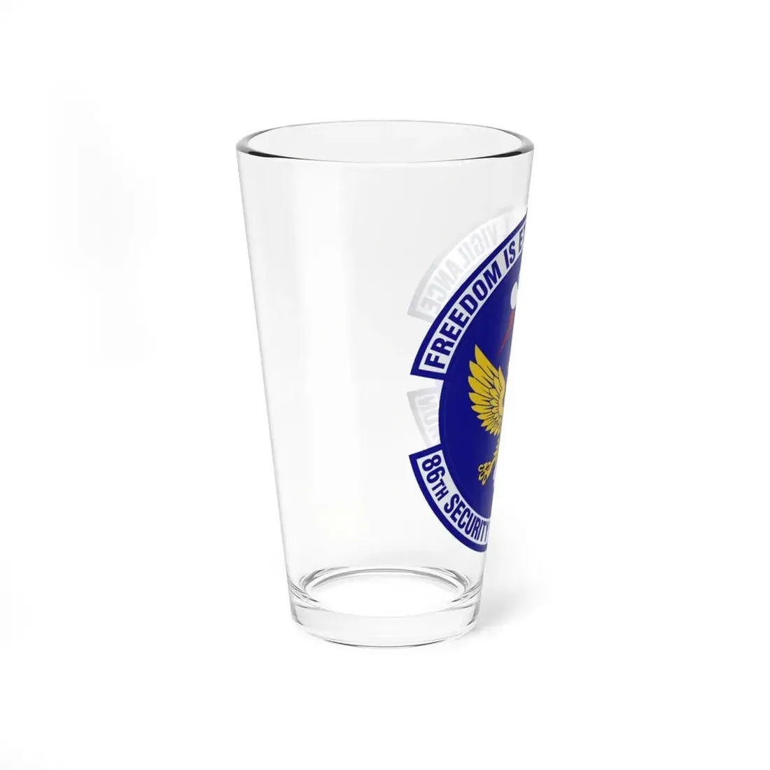 86 Security Forces Squadron USAFE (U.S. Air Force) Pint Glass 16oz - Go Mug Yourself