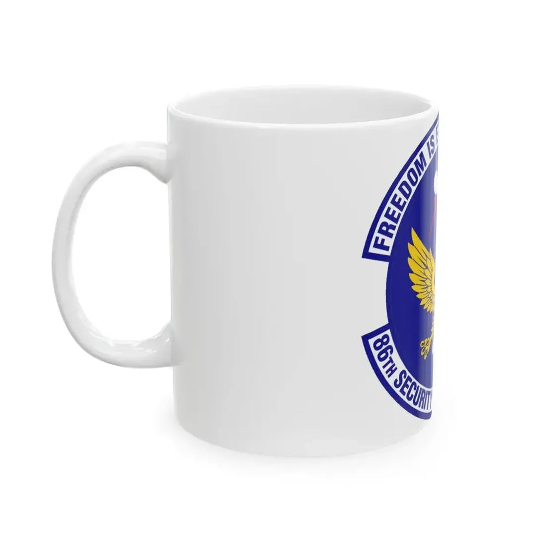 86 Security Forces Squadron USAFE (U.S. Air Force) White Coffee Mug - Go Mug Yourself