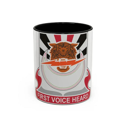 86 Signal Battalion (U.S. Army) Accent Coffee Mug 11oz Black - Go Mug Yourself