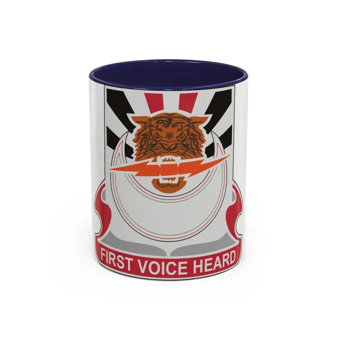 86 Signal Battalion (U.S. Army) Accent Coffee Mug 11oz Navy - Go Mug Yourself