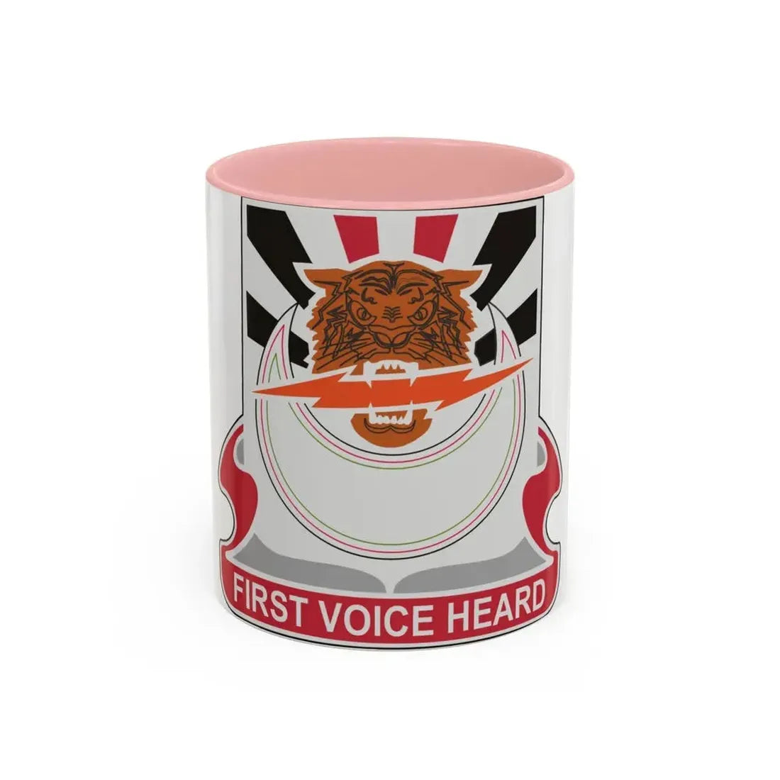 86 Signal Battalion (U.S. Army) Accent Coffee Mug 11oz Pink - Go Mug Yourself