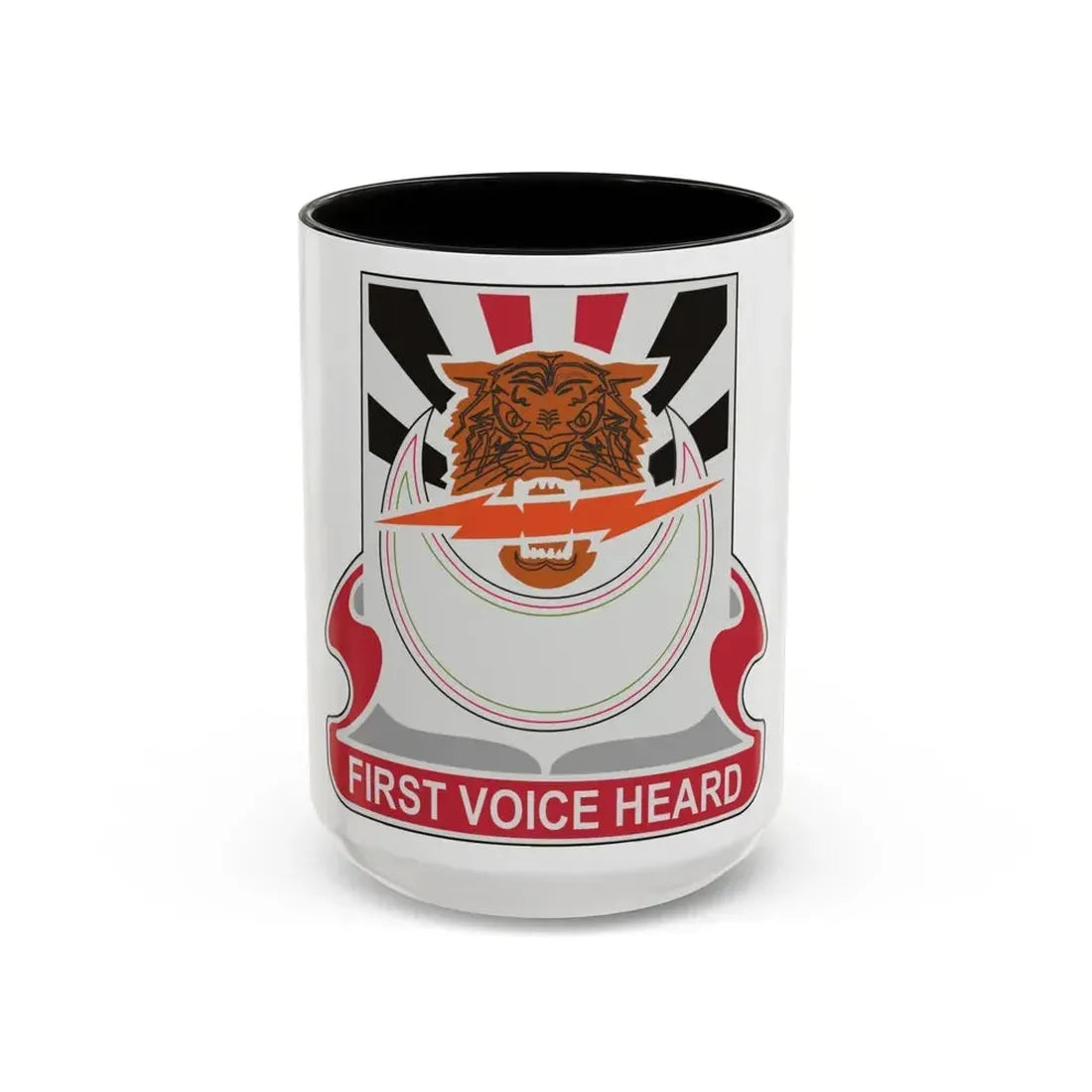 86 Signal Battalion (U.S. Army) Accent Coffee Mug 15oz Black - Go Mug Yourself