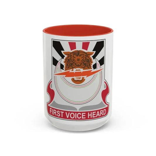 86 Signal Battalion (U.S. Army) Accent Coffee Mug 15oz Navy - Go Mug Yourself