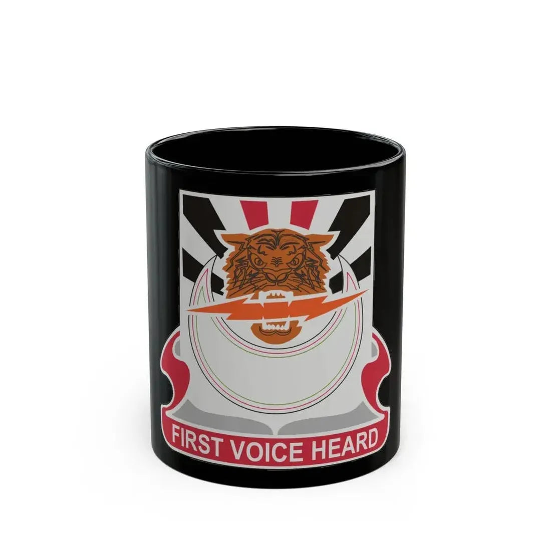 86 Signal Battalion (U.S. Army) Black Coffee Mug 11oz - Go Mug Yourself