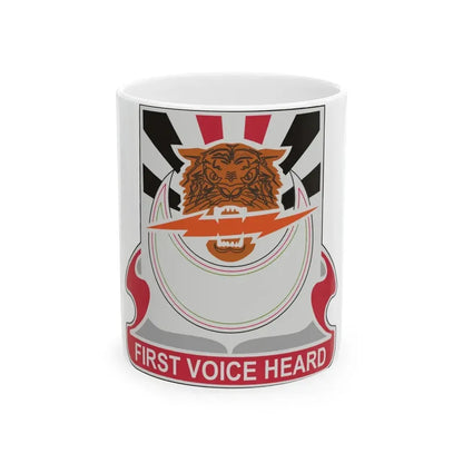 86 Signal Battalion (U.S. Army) White Coffee Mug 11oz - Go Mug Yourself