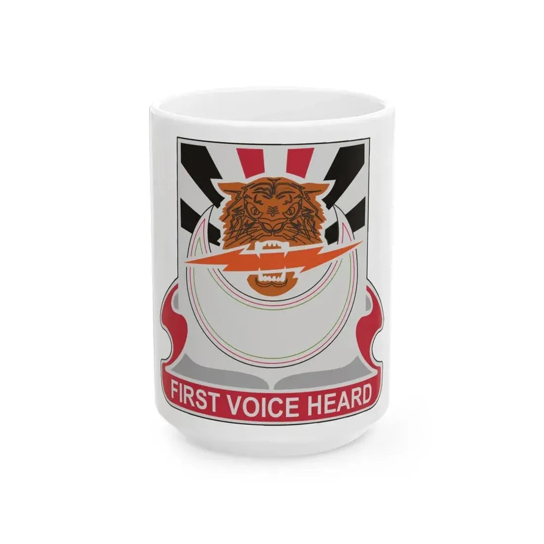 86 Signal Battalion (U.S. Army) White Coffee Mug 15oz - Go Mug Yourself