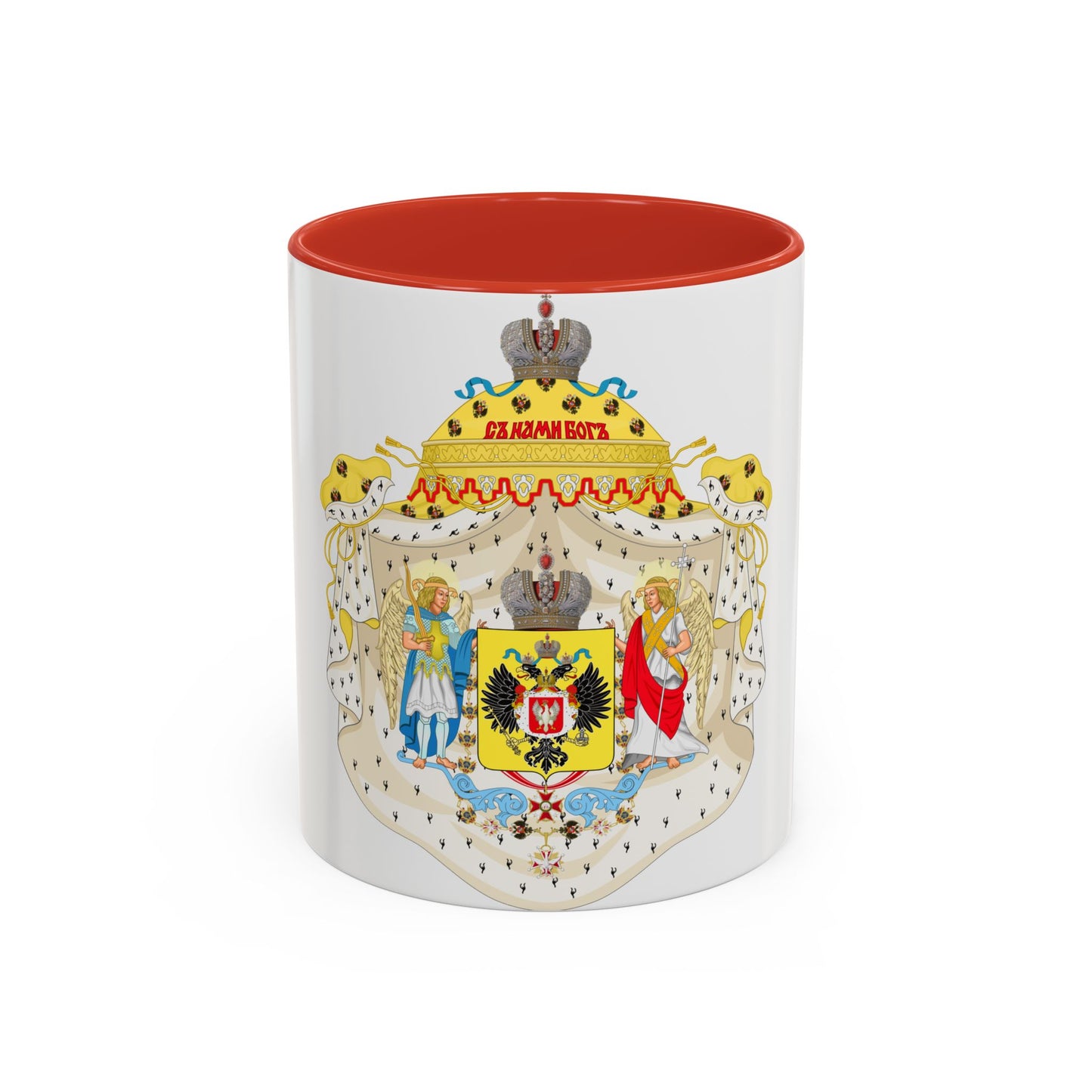 Great Coat of Arms of Congress Poland - Accent Coffee Mug