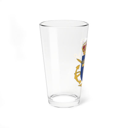 Försvarets läromedelscentral vapen (Sweden) (Coat of Arms) Pint Glass 16oz