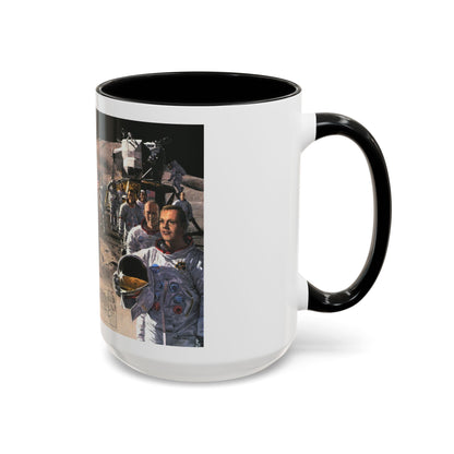 Space - Teammates in Mankind's Greatest Adventure (1973) (Map) Accent Coffee Mug