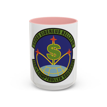 460th Comptroller Squadron (U.S. Air Force) Accent Coffee Mug