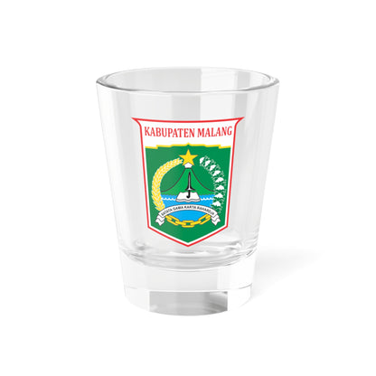 Logo Kabupaten Malang - Seal of Malang Regency (Indonesia) (Coat of Arms) Shot Glass 1.5oz