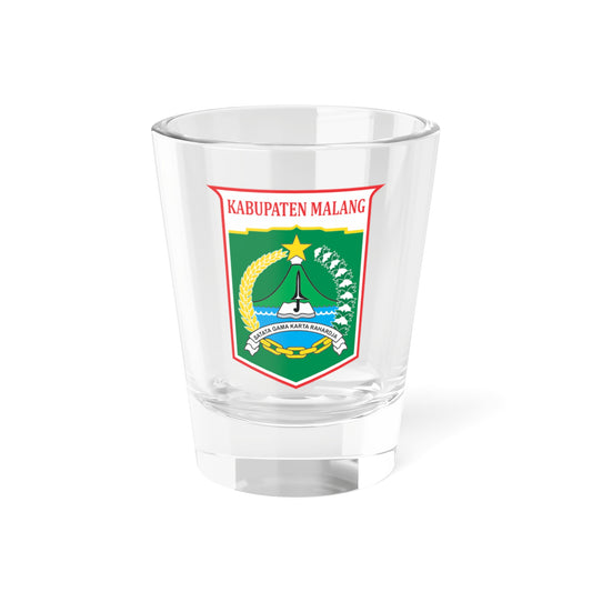 Logo Kabupaten Malang - Seal of Malang Regency (Indonesia) (Coat of Arms) Shot Glass 1.5oz