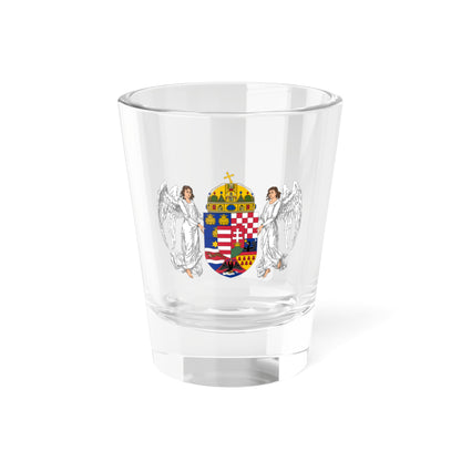 Coat of arms of the Lands of the Holy Hungarian Crown (1896-1915) - Shot Glass 1.5oz