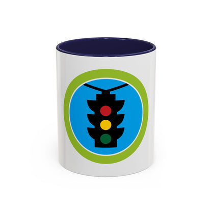 Traffic Safety (Boy Scout Merit Badge) Accent Coffee Mug