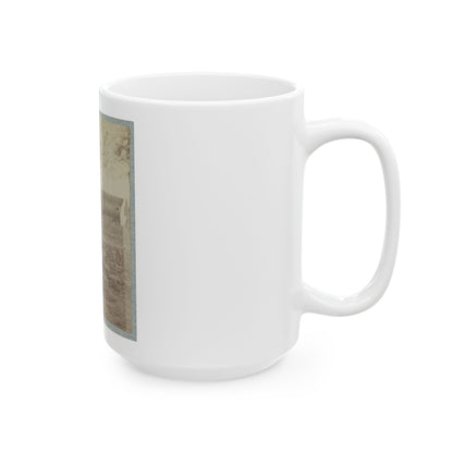 7th New York State Militia, Camp Cameron, D.C., 1861. (U.S. Civil War) White Coffee Mug