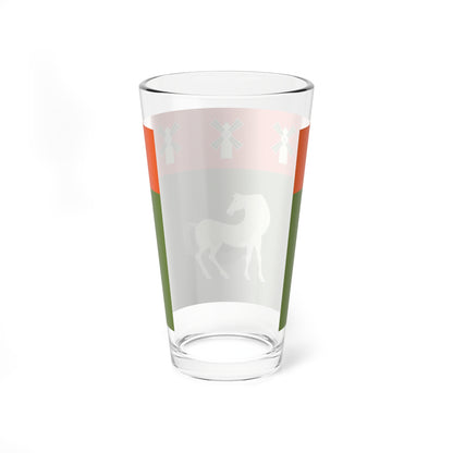 Flag of Davlekanovsky rayon (Russia) Pint Glass 16oz