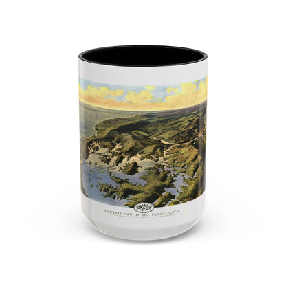 Central America - Panama Canal (1912) (Map) Accent Coffee Mug