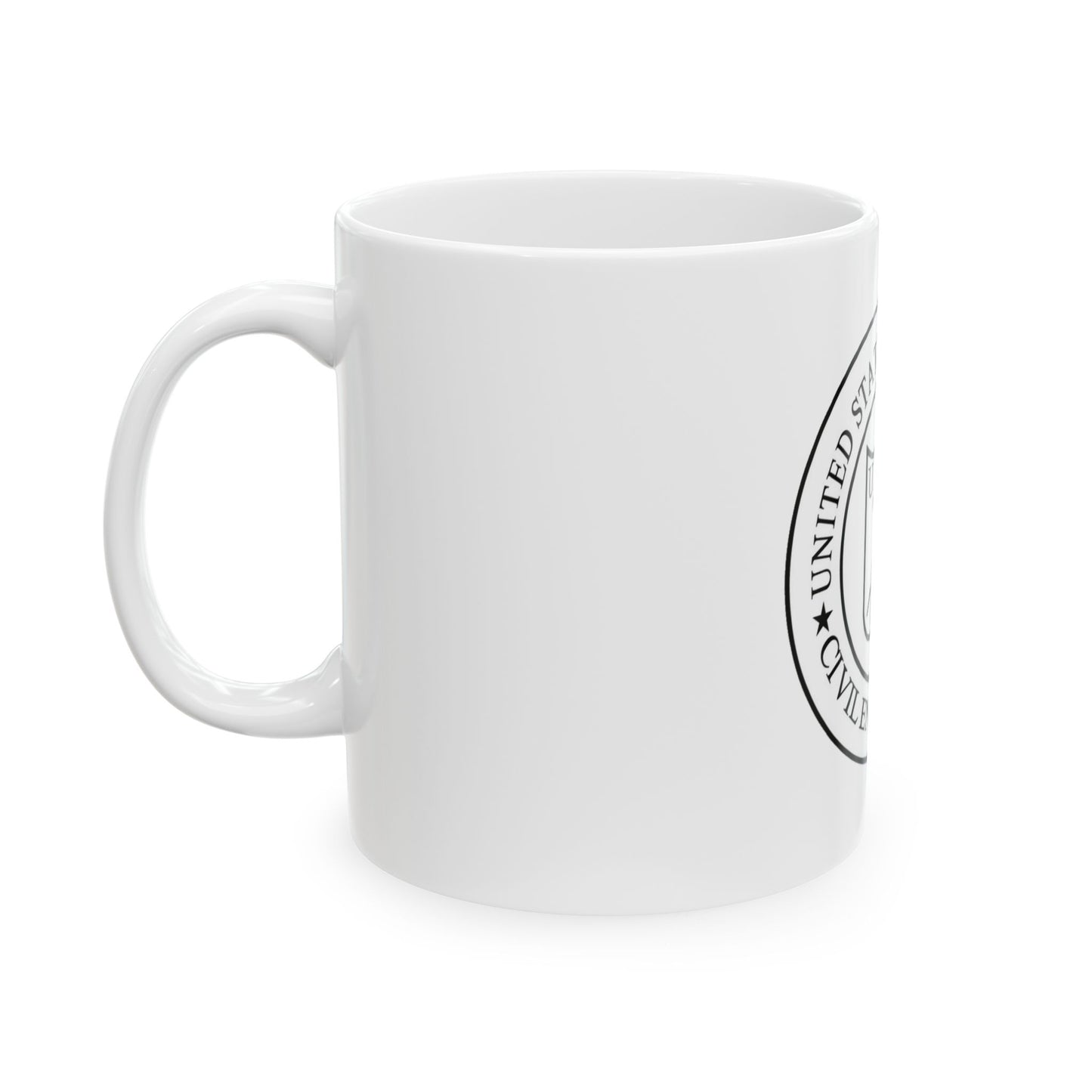 USCG Civil Engineering (U.S. Coast Guard) White Coffee Mug