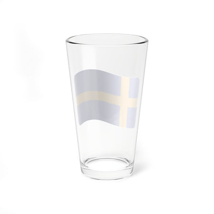 Iconol flag Sweden (Sweden) Pint Glass 16oz