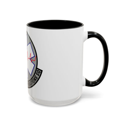 7 Healthcare Operations Squadron AFGSC (U.S. Air Force) Accent Coffee Mug