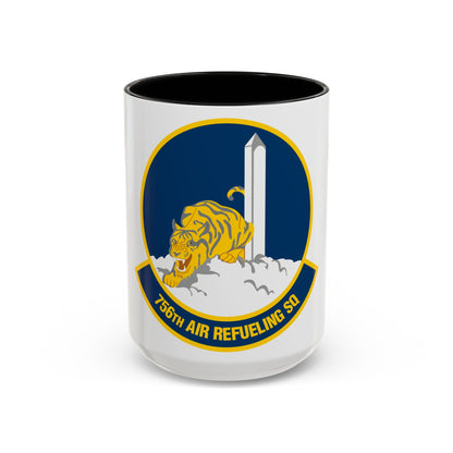 756 Air Refueling Squadron AFRC (U.S. Air Force) Accent Coffee Mug