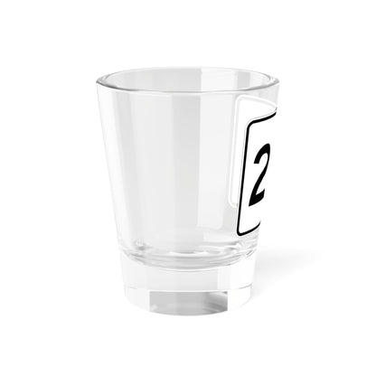 MA Route 215 (Massachusetts) (Road Sign) Shot Glass 1.5oz