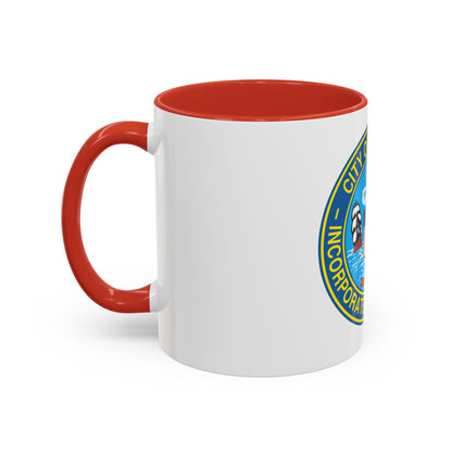 Seal of Chicago Illinois - Accent Coffee Mug