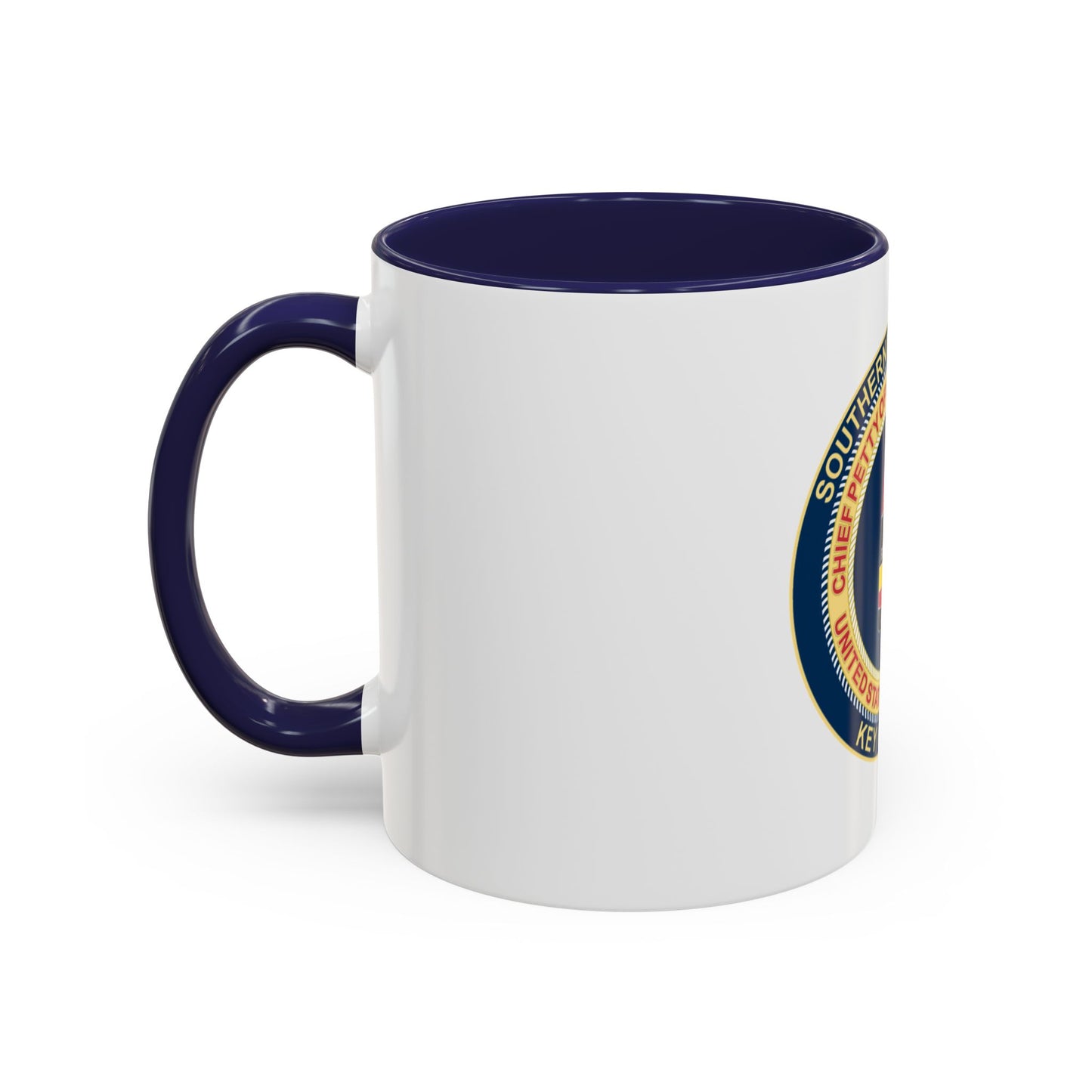 USCG CPOA Key West FL Southernmost Chapter (U.S. Coast Guard) Accent Coffee Mug