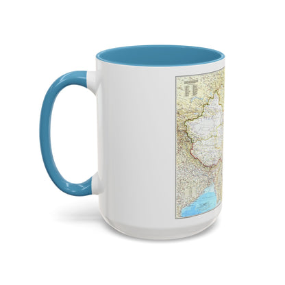 China - The People's Republic (1980) (Map) Accent Coffee Mug