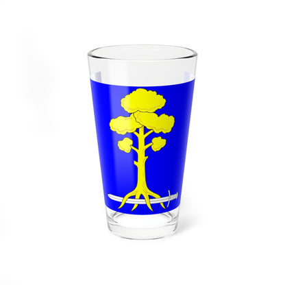 Flag Sertolovo Leningrad oblast (Russia) Pint Glass 16oz