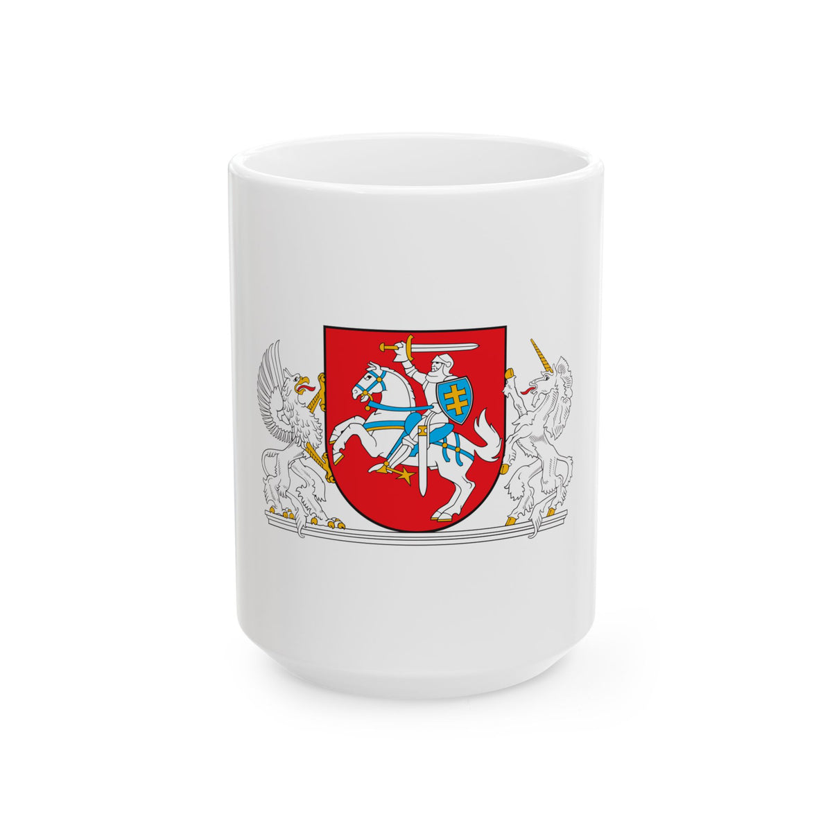 Coat of arms of the President of Lithuania - White Coffee Mug