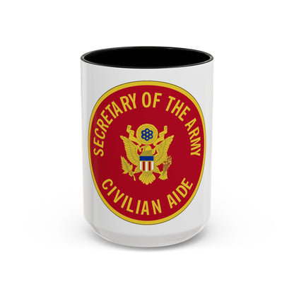 Civilian Aide to the Secretary of the (U.S. Army) Accent Coffee Mug