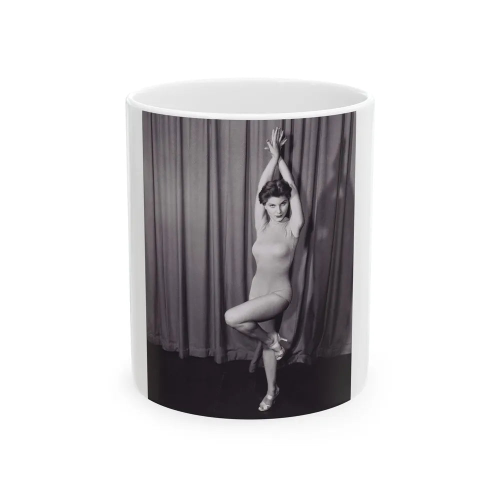 Debra Paget #07 1 (Vintage Female Icon) White Coffee Mug-11oz-Go Mug Yourself