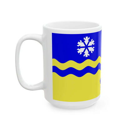 Flag of Prince George British Columbia Canada - White Coffee Mug-Go Mug Yourself