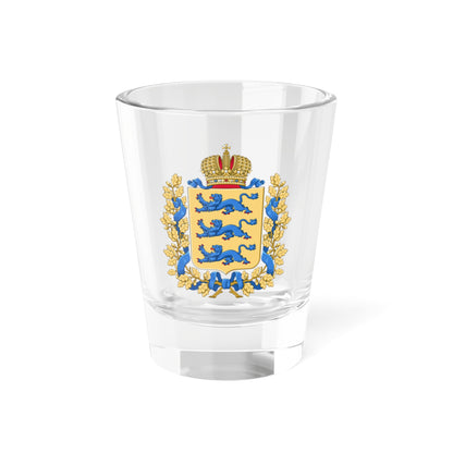 Coat of arms of Governorate of Estonia (Russia) (Coat of Arms) Shot Glass 1.5oz