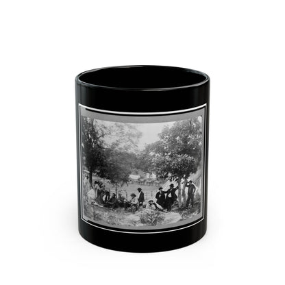 Gettysburg Camp Of Captain Huft (U.S. Civil War) Black Coffee Mug