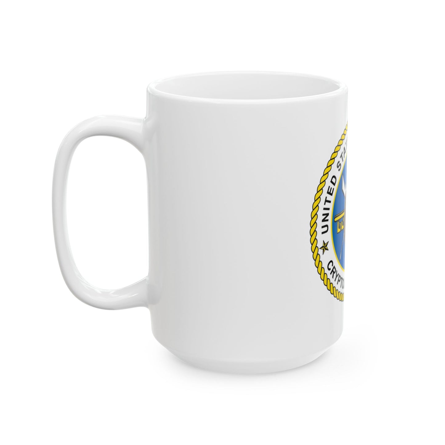 USCG Cryptologic Group (U.S. Coast Guard) White Coffee Mug