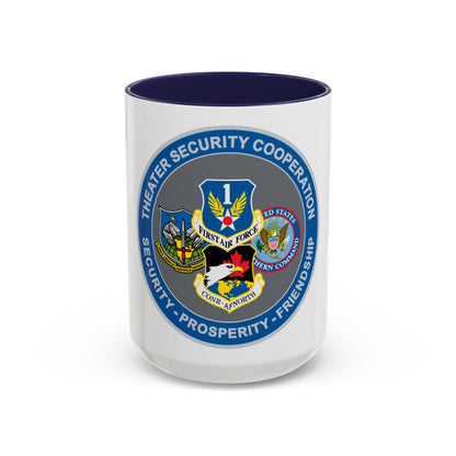 AF North TSC Theater Security Cooperation (U.S. Air Force) Accent Coffee Mug