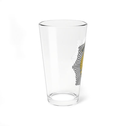 Emblem and Badge of the Spanish Army Military Police (Spain) (Coat of Arms) Pint Glass 16oz