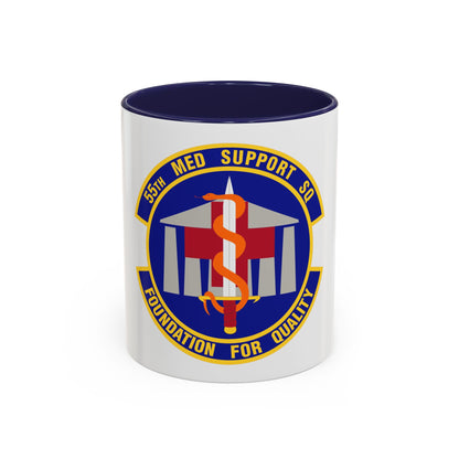 55th Medical Support Squadron (U.S. Air Force) Accent Coffee Mug