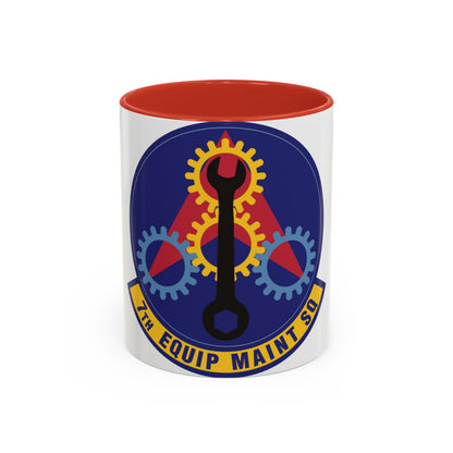 7th Equipment Maintenance Squadron (U.S. Air Force) Accent Coffee Mug