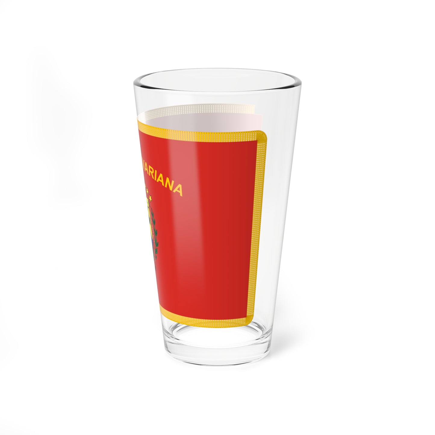 Flag of the Bolivarian Militia of Venezuela (Venezuela) Pint Glass 16oz